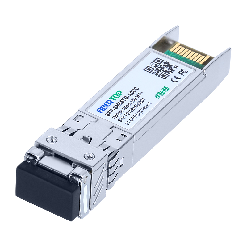Cisco® SFP-10G-ZR100 Compatible 10GBase-ZR SFP+ Transceptor SMF 1550nm 100km LC DOM