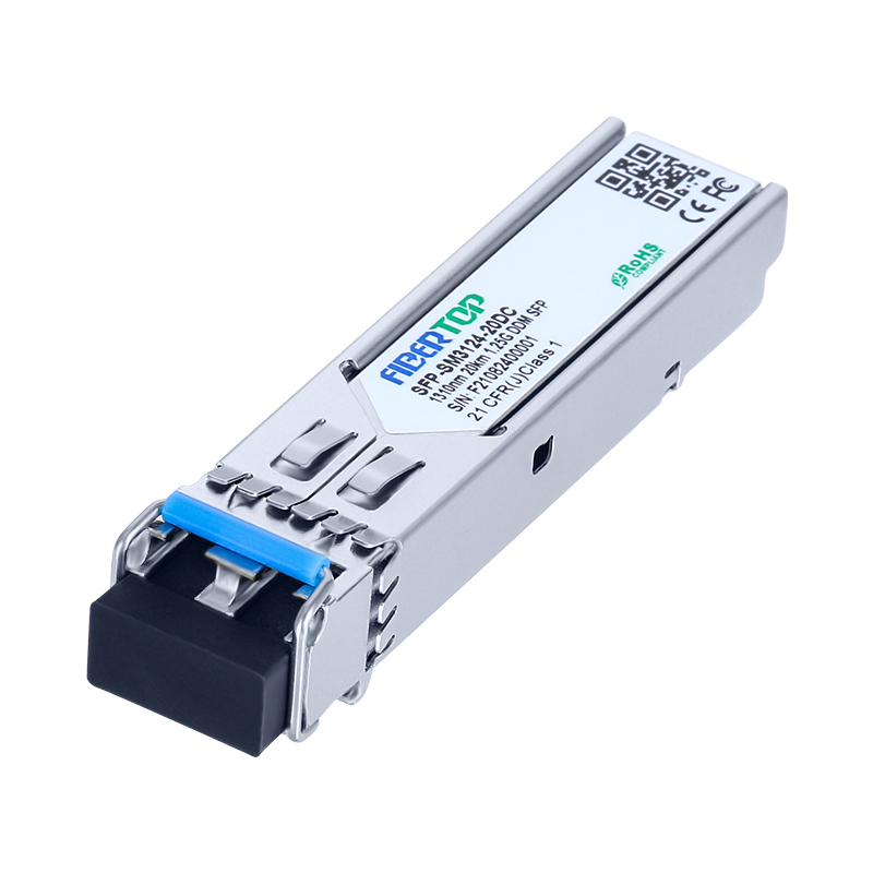 Transceptor SFP 1000Base-LX/LH compatible con Cisco® GLC-LH-SM-20 SMF 1310nm 20km LC DOM
