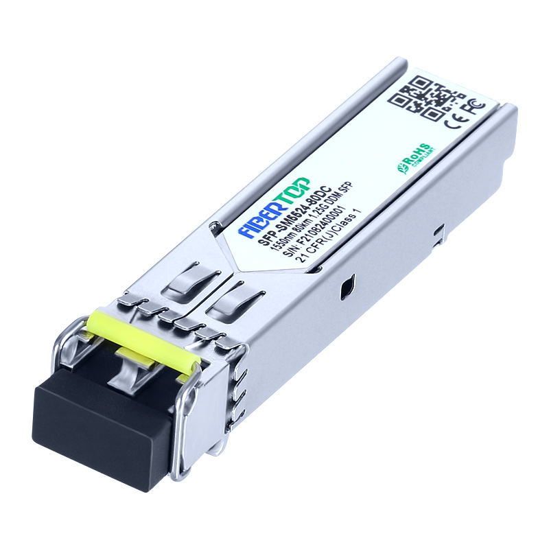 Transceptor compatible SMF 1550nm los 80km LC DOM de Cisco® GLC-ZX-SM 1000Base-ZX SFP