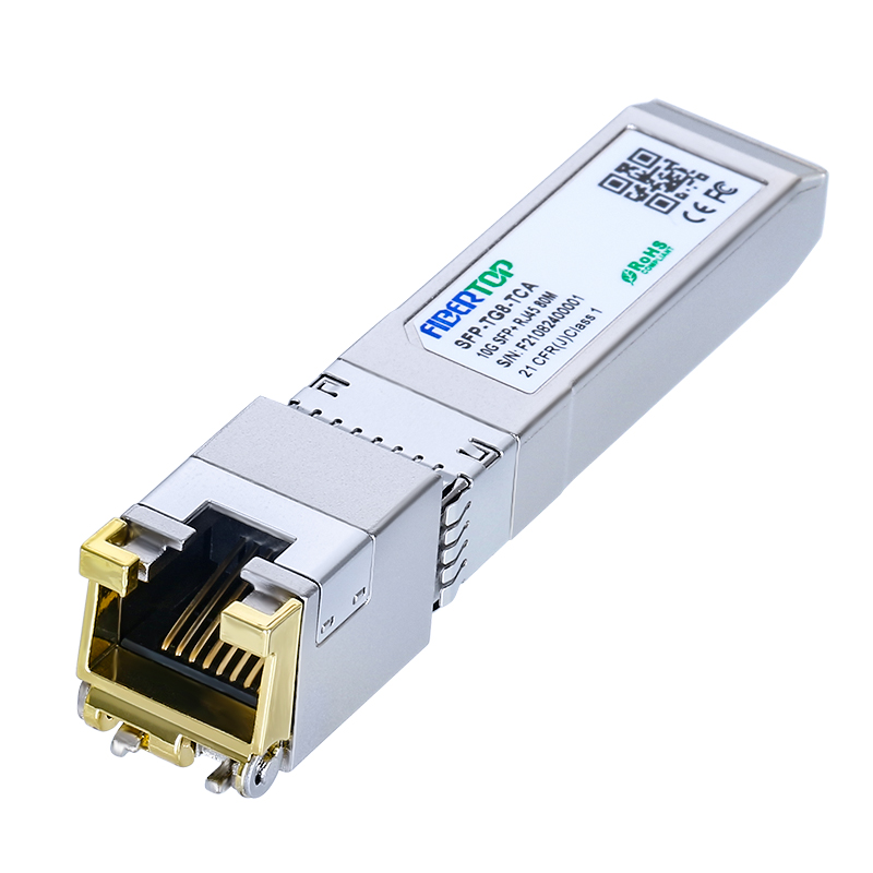 Juniper® JNP-SFPP-10GE-T80 Compatible 10GBASE-T SFP+ Transceptor Cobre RJ45 80m DOM