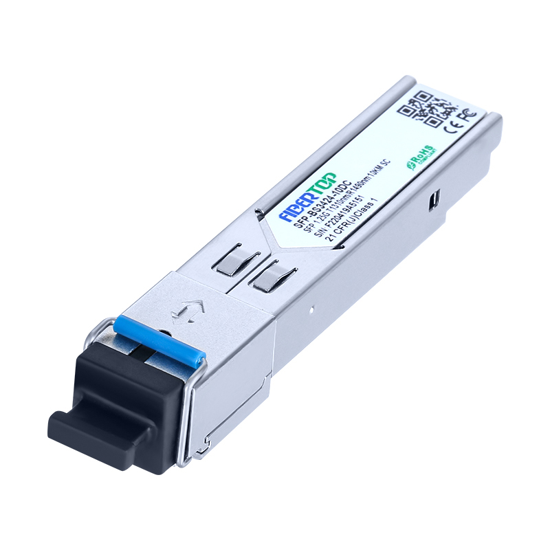 Módulo transceptor SC DOM único FIBERTOP 1,25G BIDI 10km SFP 1310nm Tx/1490nm Rx