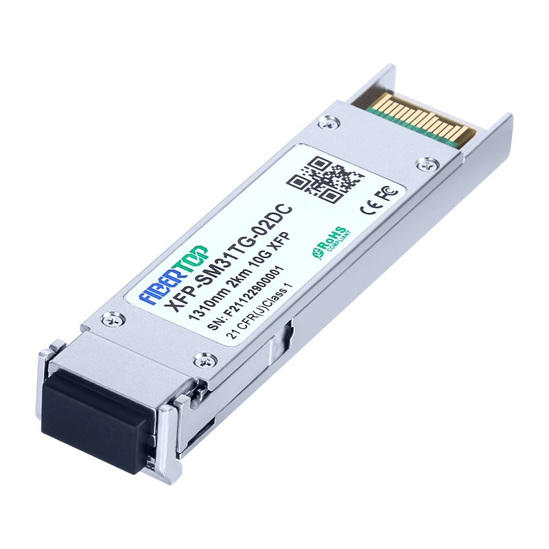 Transceptor SMF 1310nm los 2km LC DOM compatible con Brocade ® OC192-XFP-SR1 10G XFP