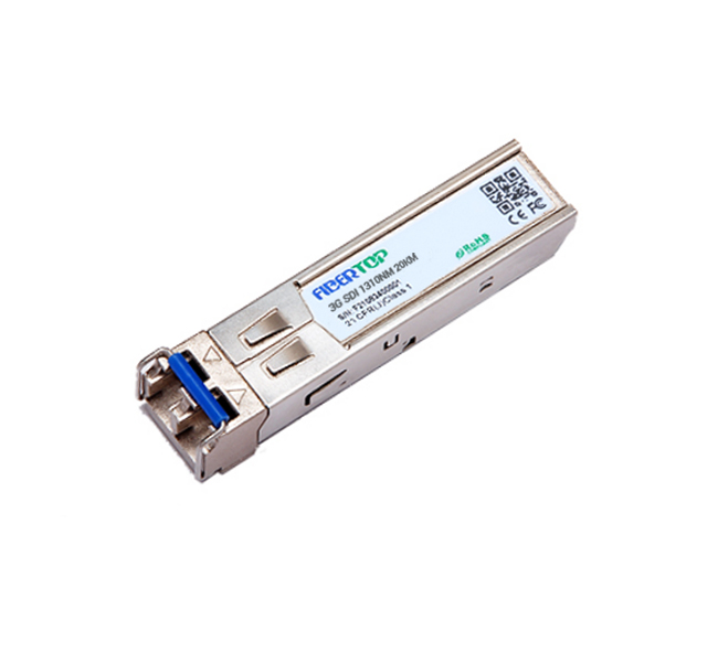 Transceptor FIBERTOP de vídeo SDI SFP de 3Gbps SMF 1310nm 20km transmisor y receptor doble LC DOM para SD/HD/3G-SDI