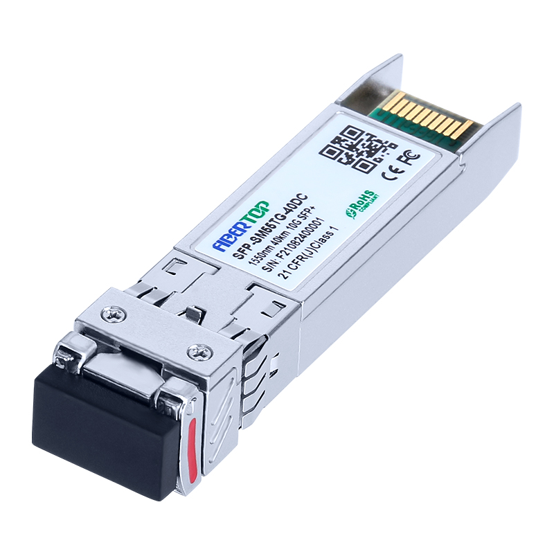 Transceptor SMF 1550nm los 40km LC DOM compatible de Mellanox 10GBase-ER SFP+