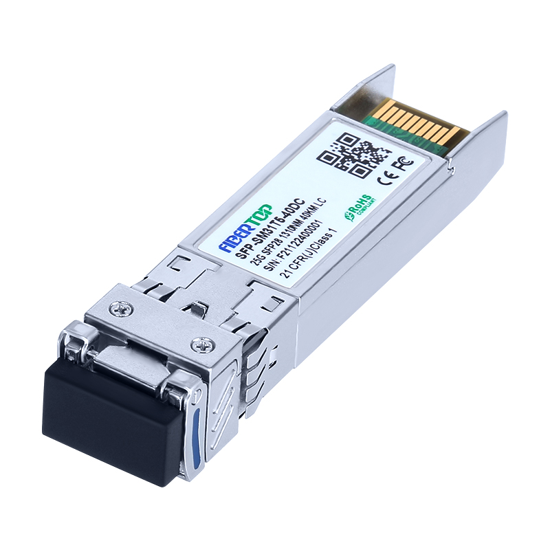 Transceptor SMF 1310nm los 40km LC DOM compatible de Mellanox MMA2L20-AR-ER TAA 25GBase-ER SFP28