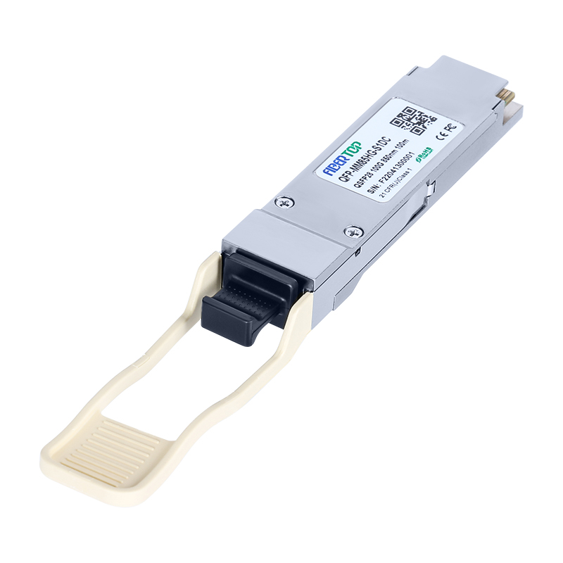 Juniper® JNP-QSFP-100G-SR4-I Compatible QSFP28 100GBASE-SR4 Transceptor industrial MMF 850nm 100m MPO DOM